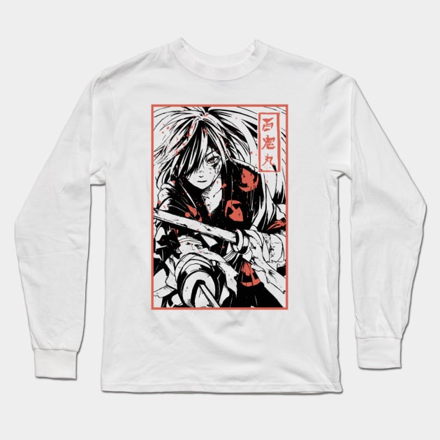 Hyakkimaru Long Sleeve T-Shirt by pedrsavan.art